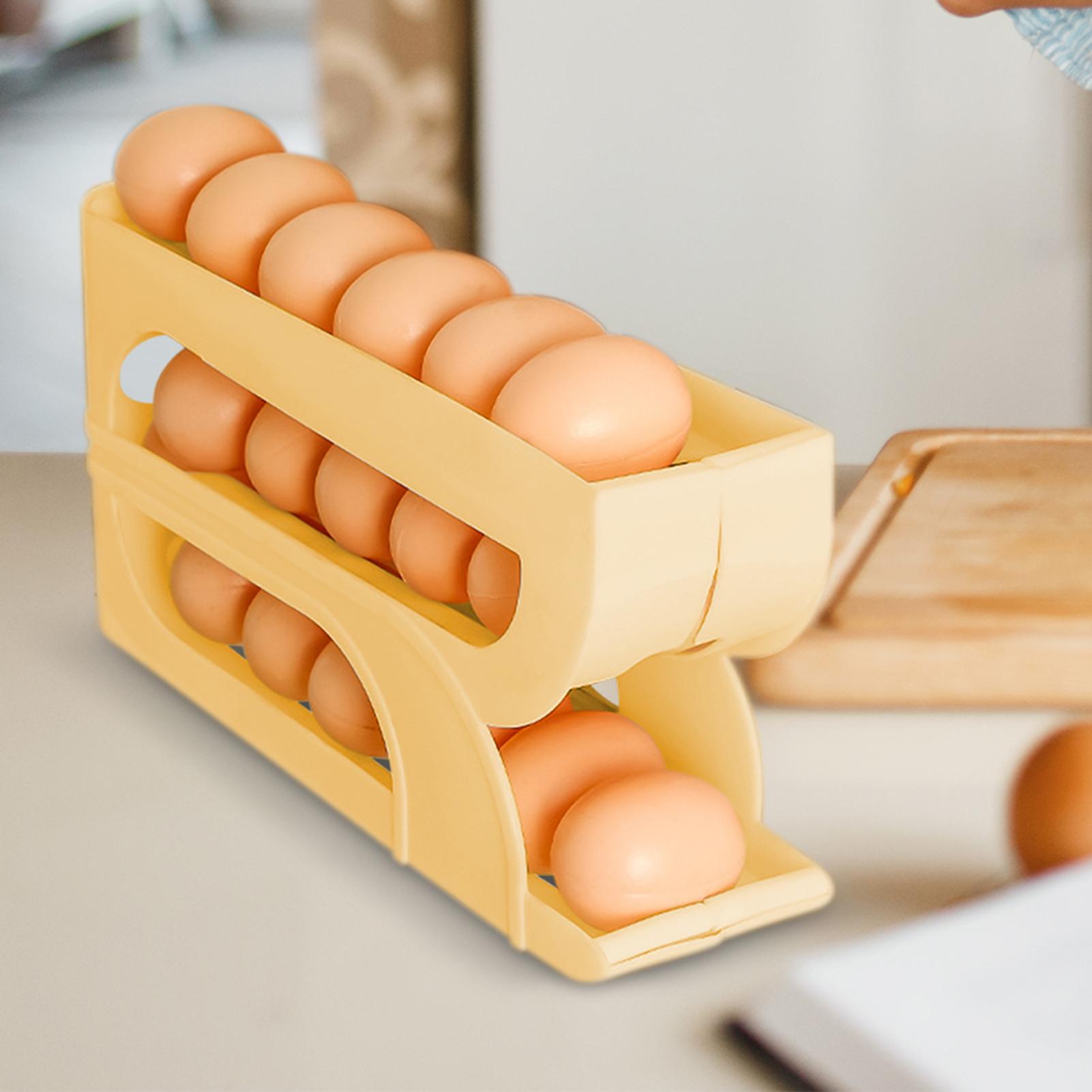 Meal Prep Egg - Kitchen Egg Holder 3 Tiers Automatic