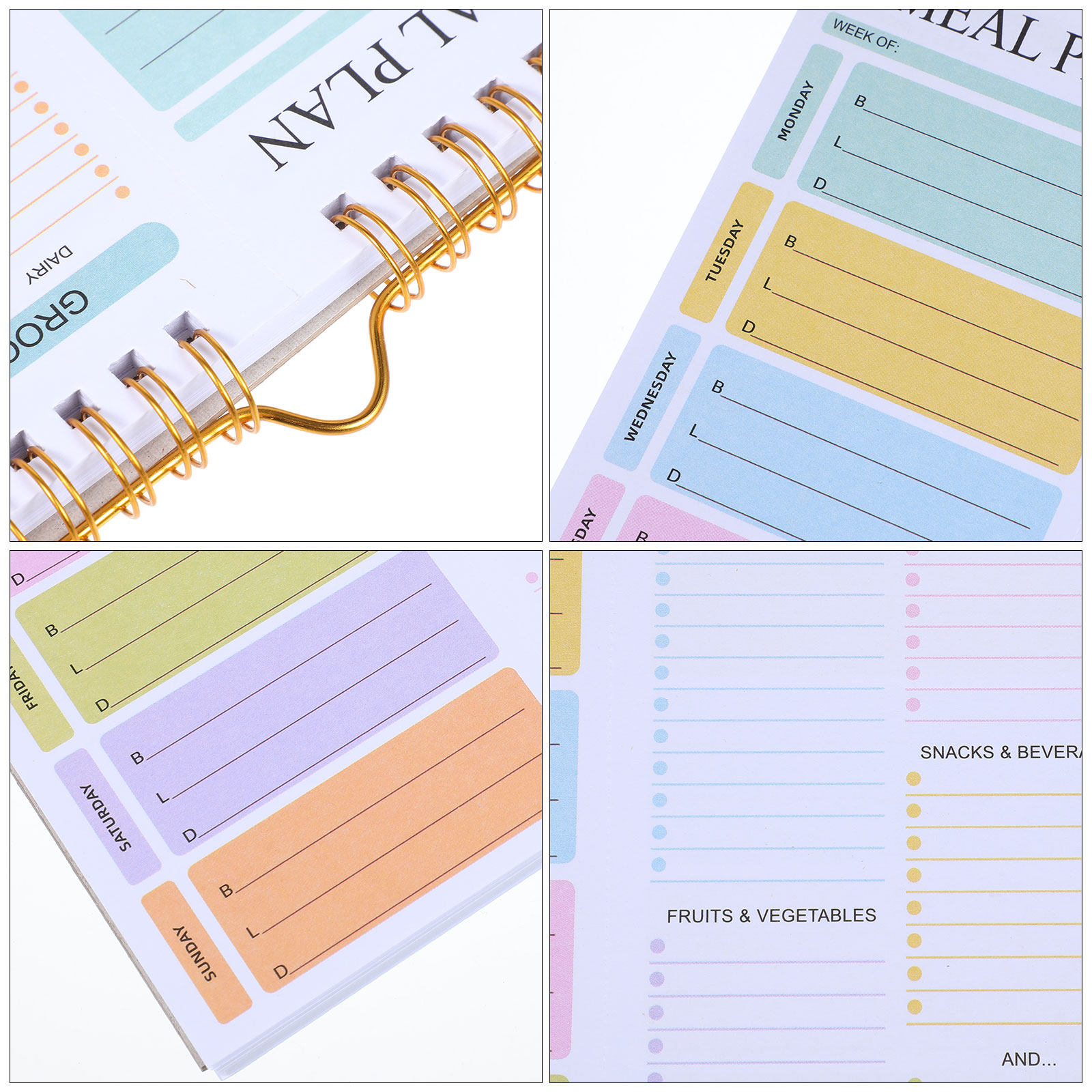 Weekly Meal Planner Notebook A – обзор и цена Meal Prep Grocery List
