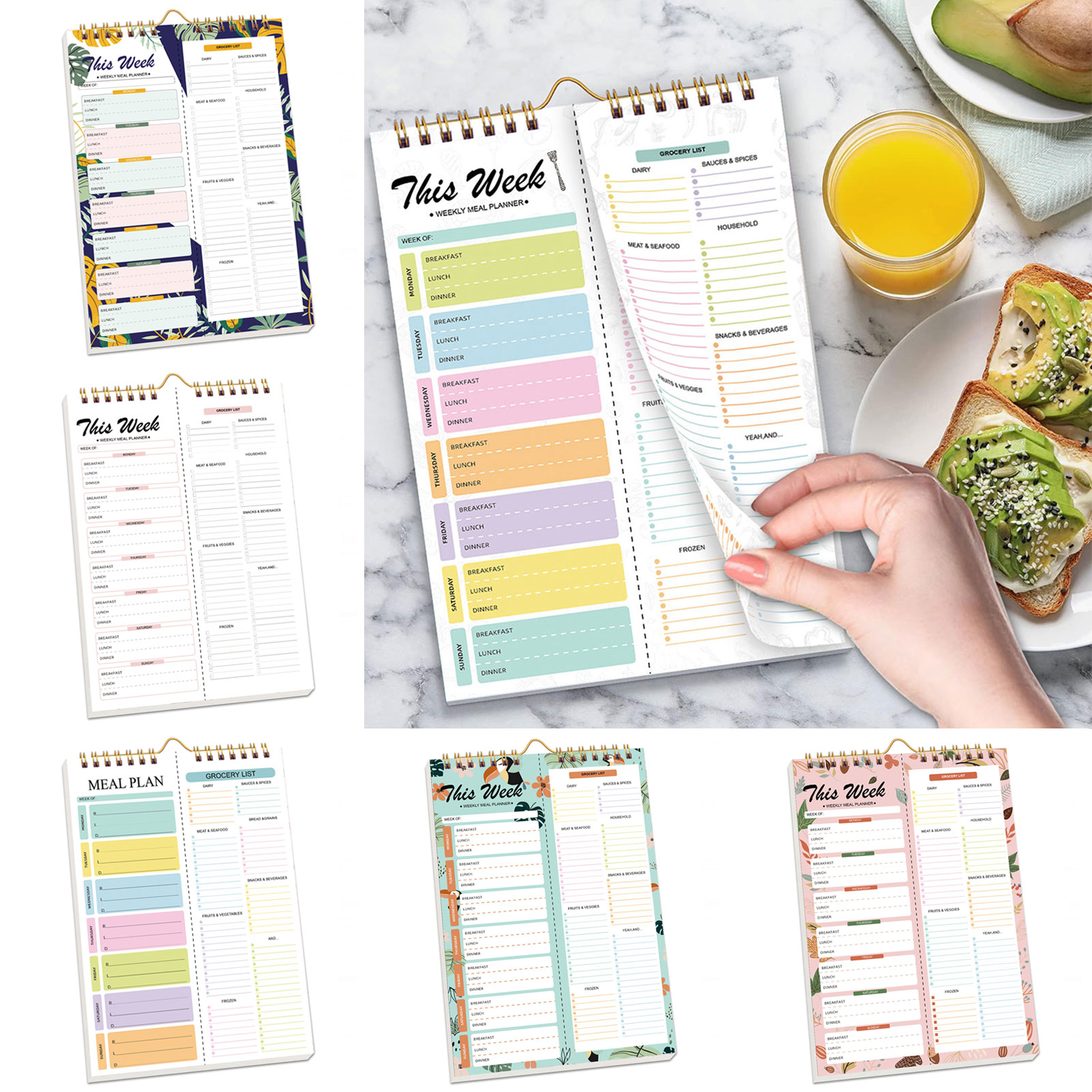 Breakfast Lunch Dinner Weekly  – обзор и цена Meal Prep Book