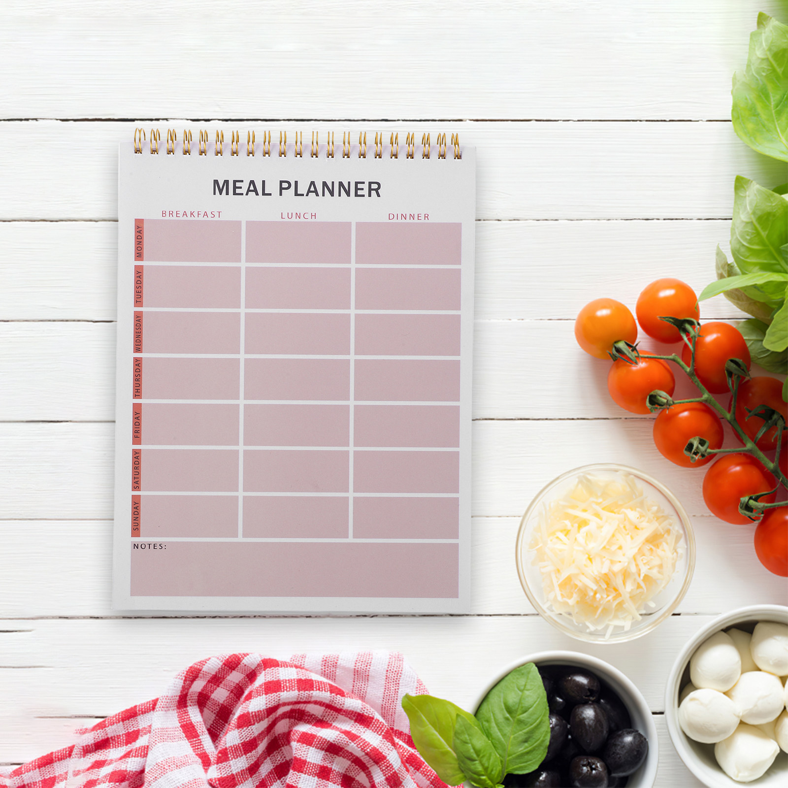 Weekly Meal Planner Notebook S – обзор и цена Meal Prep Grocery List