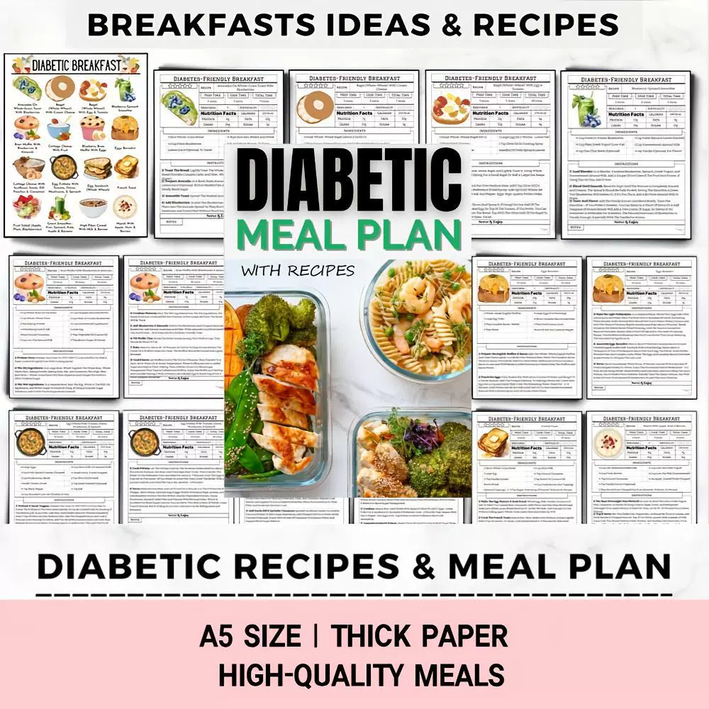 Professional Diabetes Meal Pla – обзор и цена Meal Prep Book