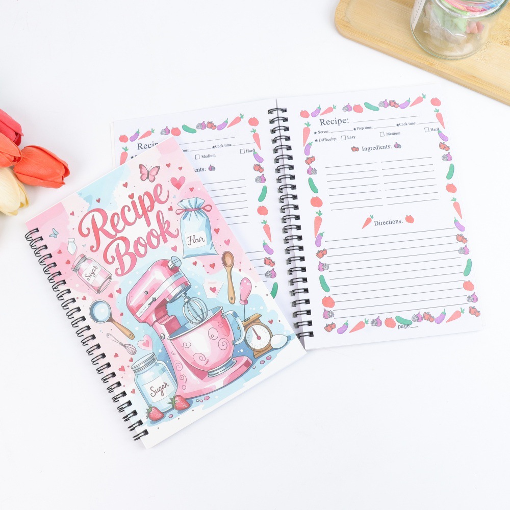 Recipe Notebook 100 Sheets Rec – обзор и цена Meal Prep Book