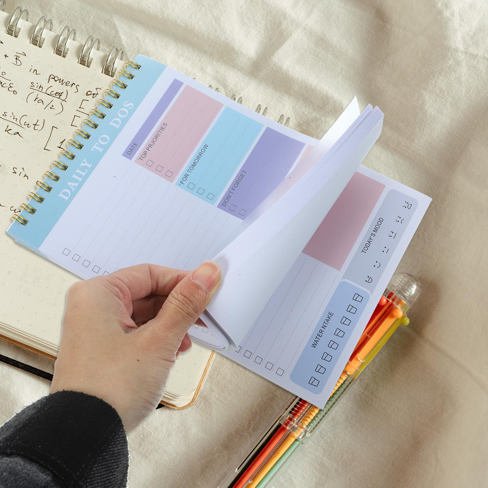 A5 Daily Planner Notepad Tear  – обзор и цена Meal Prep Grocery List