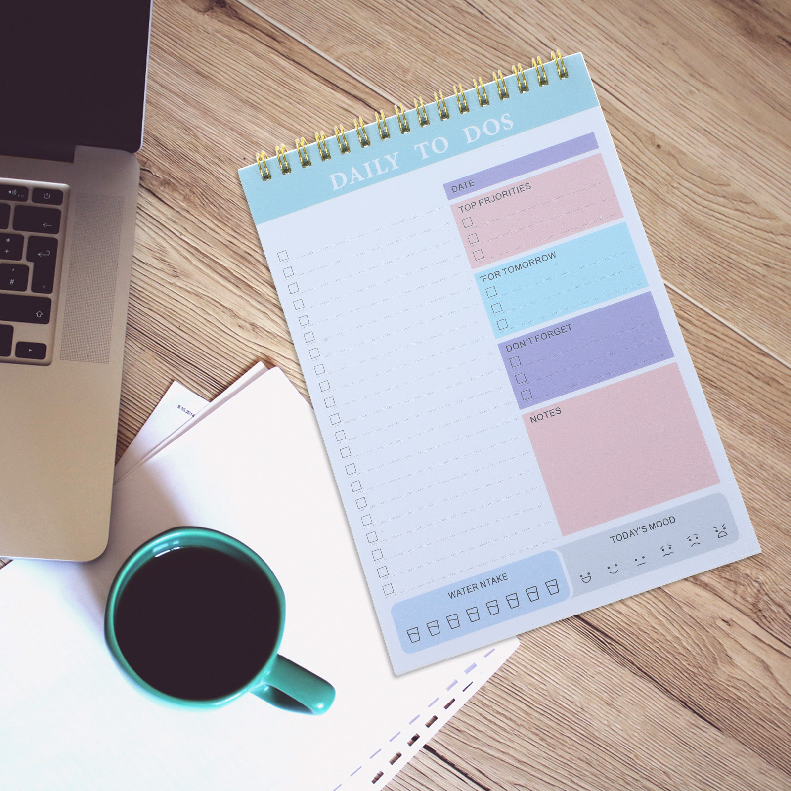 A5 Daily Planner Notepad Tear  – обзор и цена Meal Prep Grocery List