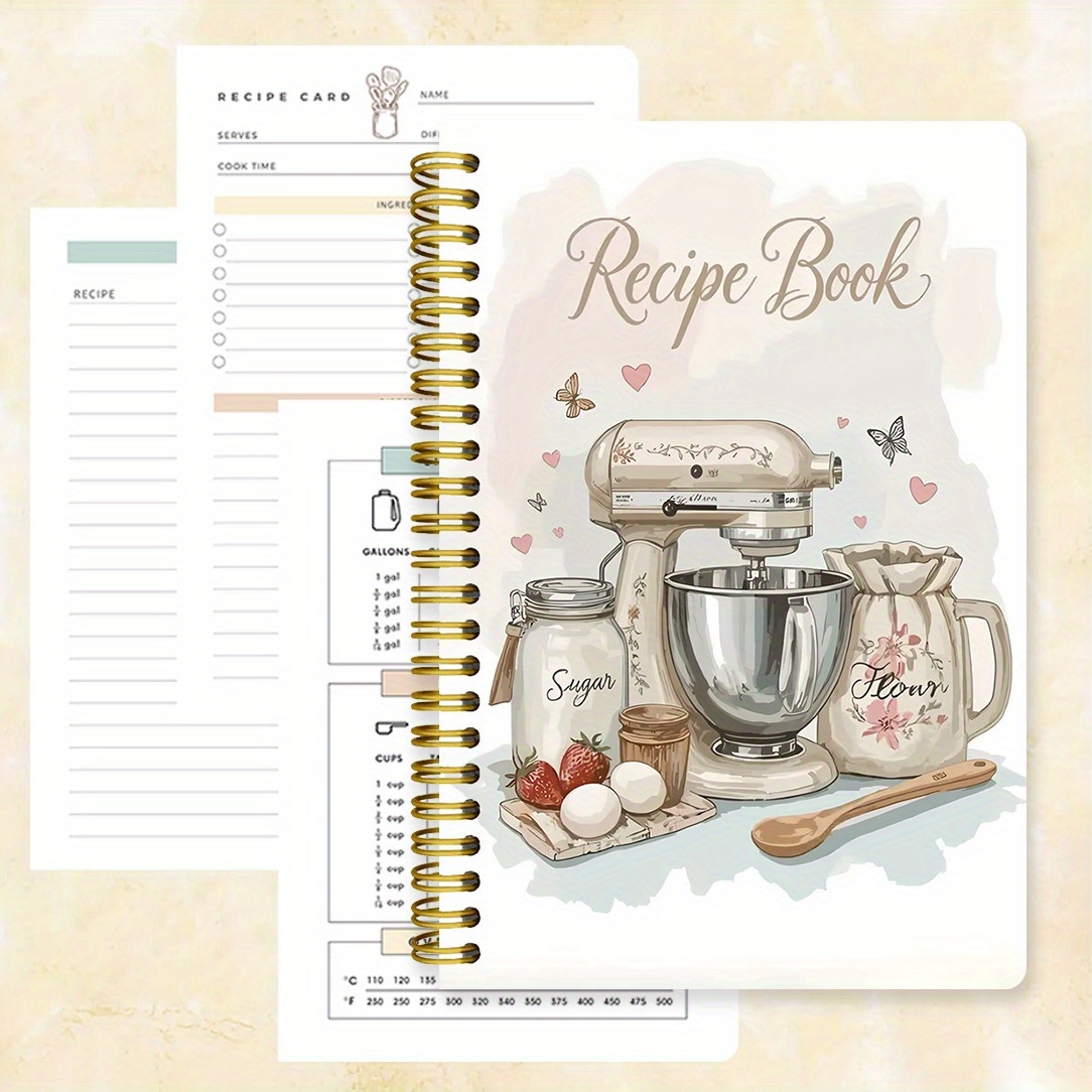 A printed cover notebook with  – обзор и цена Meal Prep Book