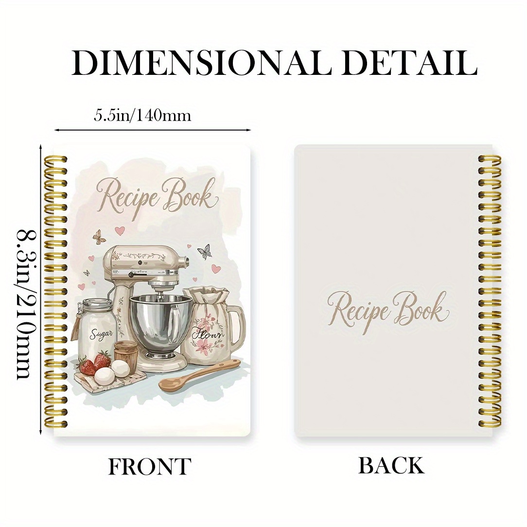 A printed cover notebook with  – обзор и цена Meal Prep Book