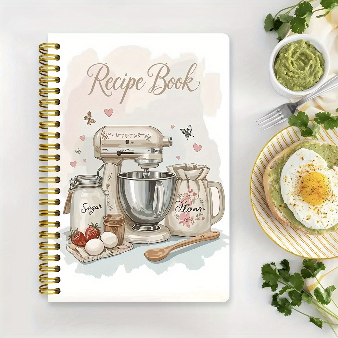 A printed cover notebook with  – обзор и цена Meal Prep Book