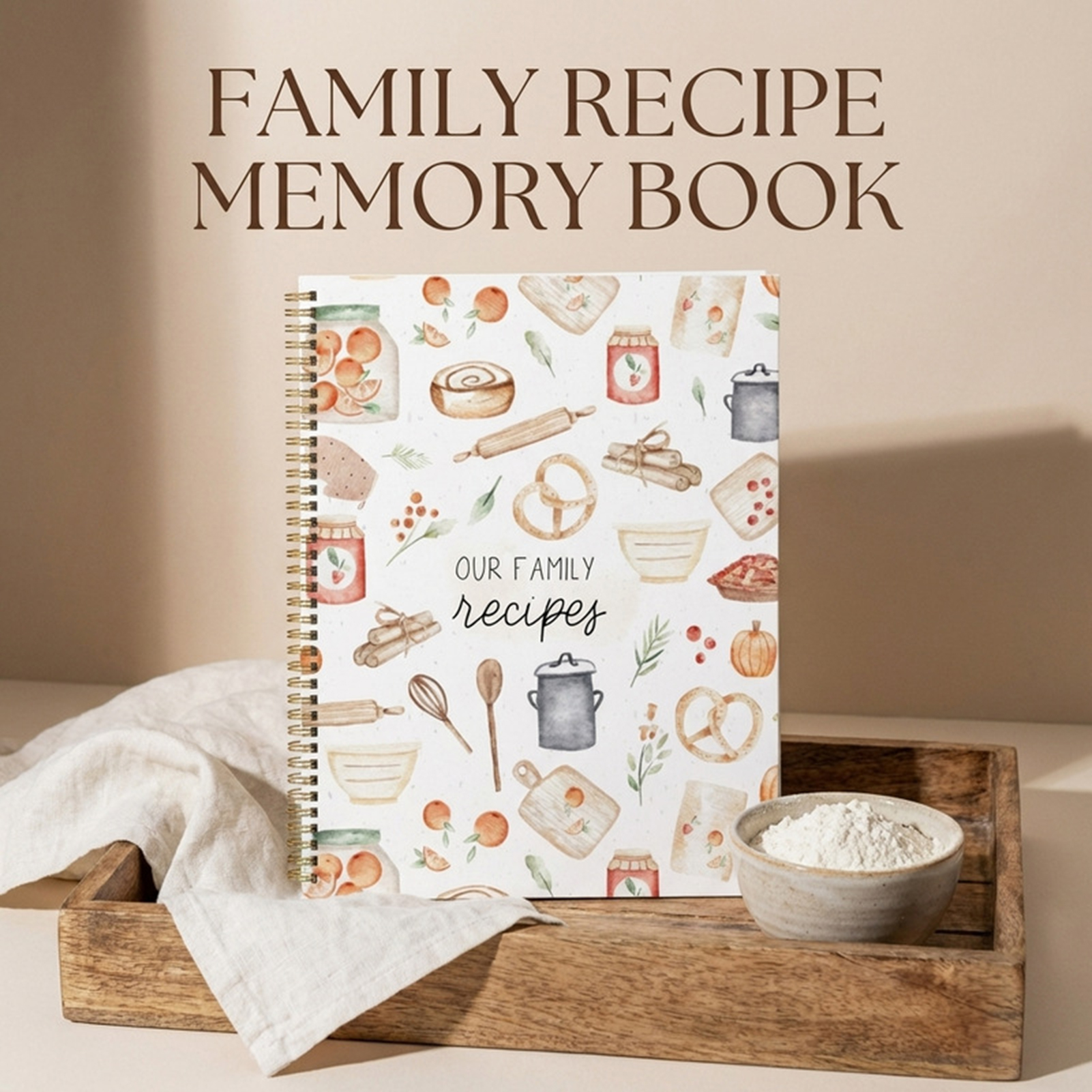 Premium Recipe Notebook With W – обзор и цена Meal Prep Book