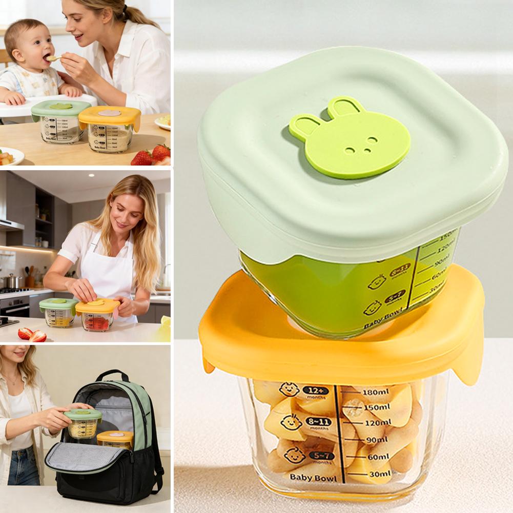 2PCS Glass Steaming Bowl Baby  – обзор и цена Meal Prep Egg