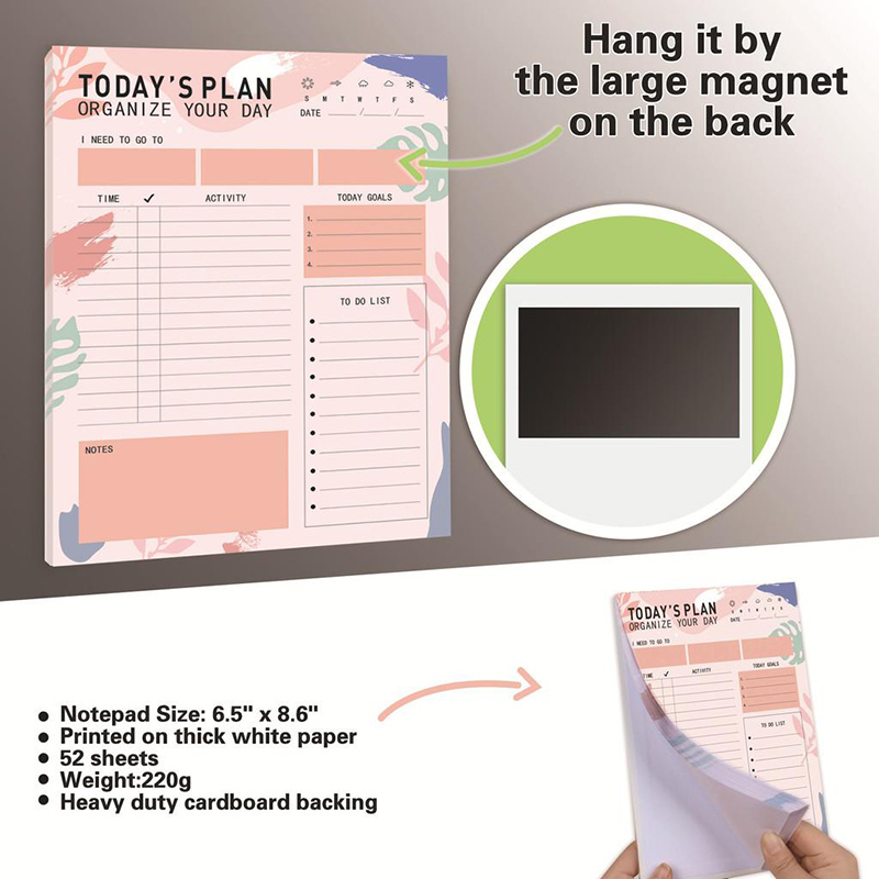 Magnetic Daily Planner Notepad – обзор и цена Meal Prep Book