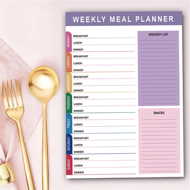 Diet Tracking Journal Notepad  – обзор и цена Meal Prep Book