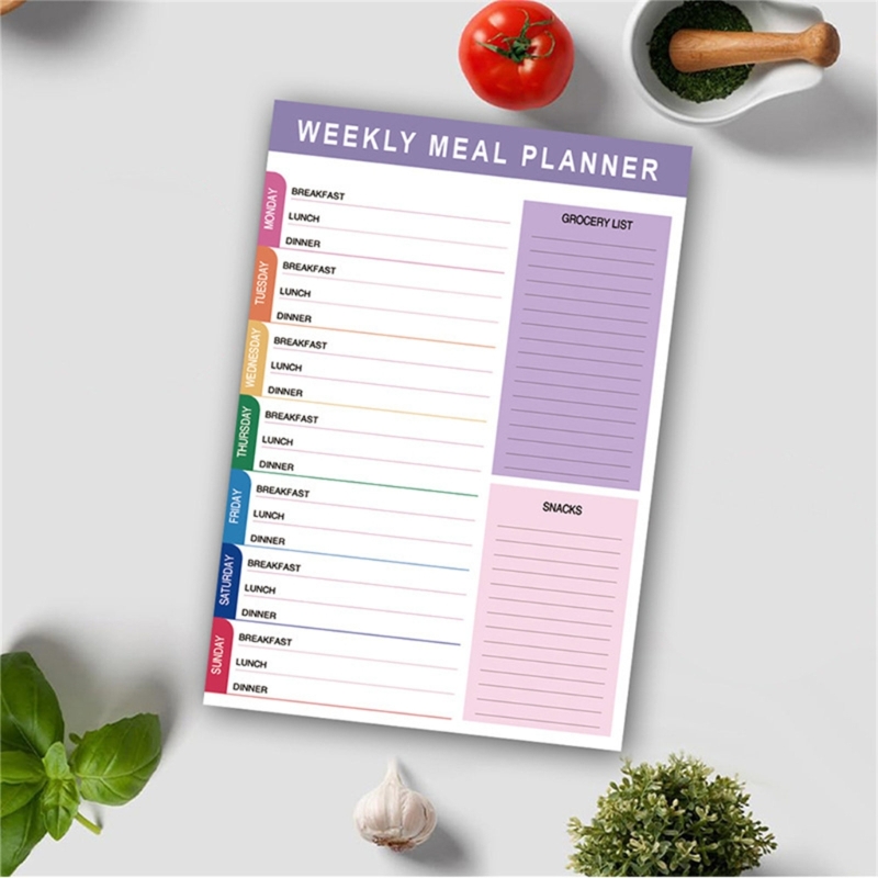 Diet Tracking Journal Notepad  – обзор и цена Meal Prep Book