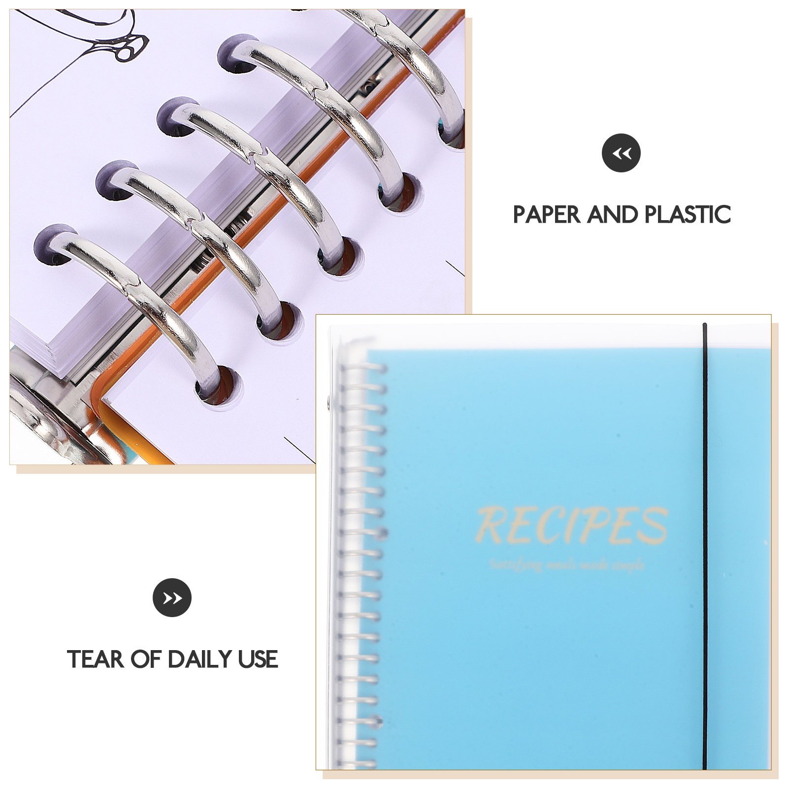 Recipe Binder Book with Divide – обзор и цена Meal Prep Book